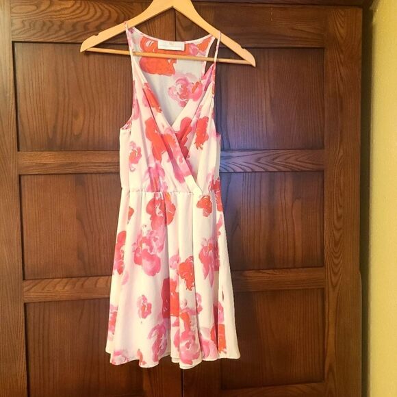 Amanda Uprichard Dress Silk Floral Chelsea Dress Size Medium - Picture 2 of 8